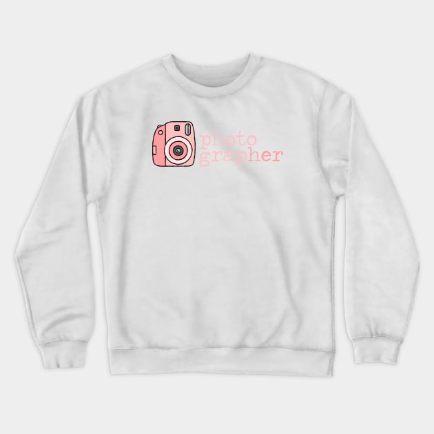 She's A PhotograpHER Instant Film Retro Camera Crewneck Sweatshirt by GreatLakesLocals